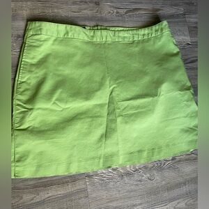 Adidas Lime Green Stretch Skirt